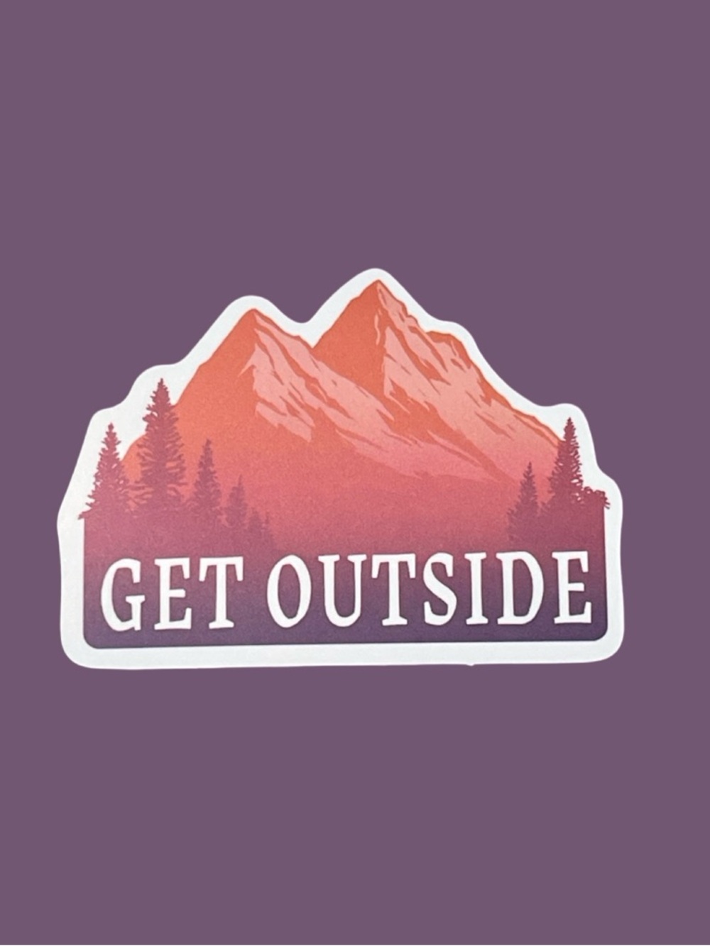 Get Outside Mountain Sticker